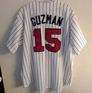 Mn Twins Vintage #15 Guzman jersey Mens size XL